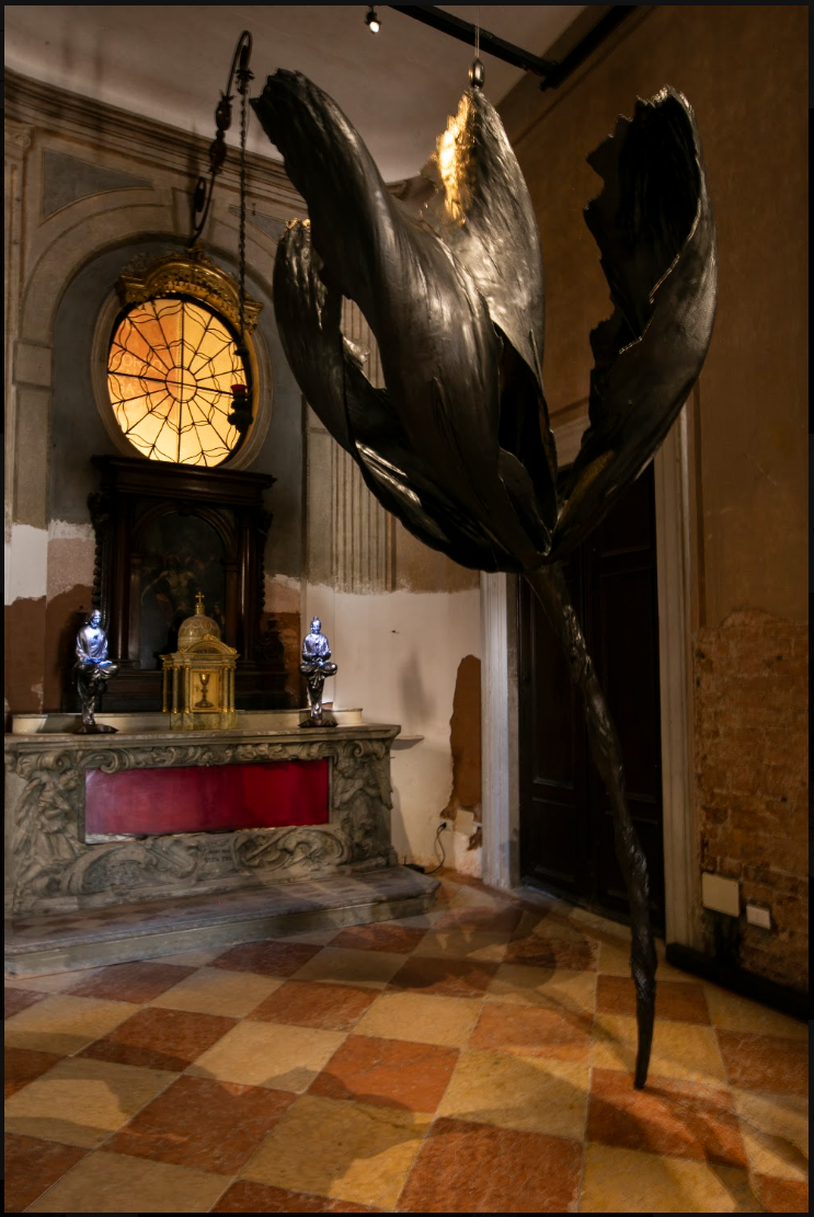 Transcendence (2024). Chapel of Santa Maria della Pietà, Venice. Photograph by Federico Sutera.