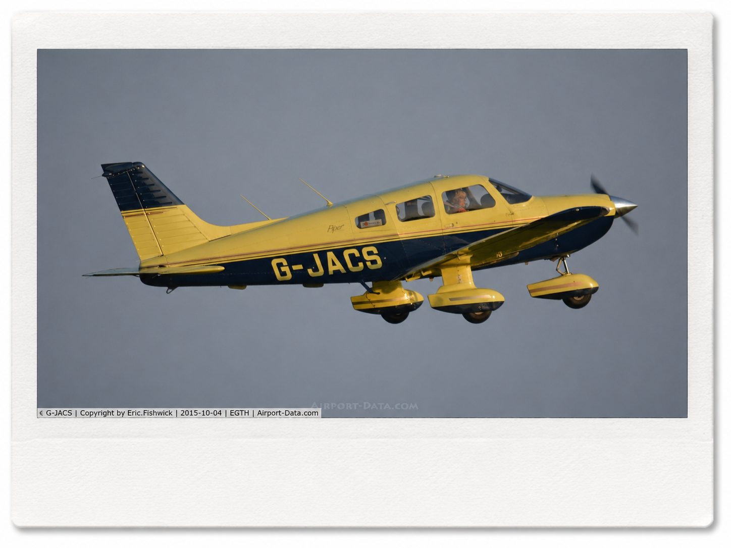 Jim at the controls of a light aircraft. Learning to fly was inspired by his father, an aeronautical engineer.